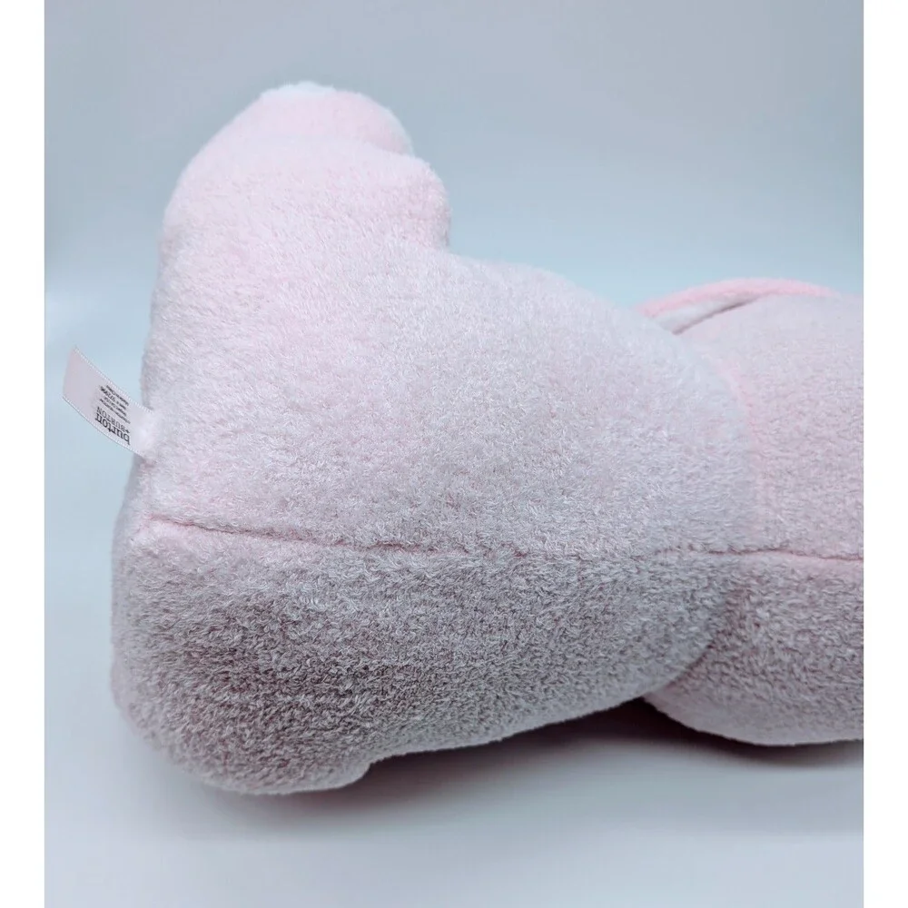 Pink Plush Terry Cloth Elephant Stuffed Animal 15” Girl Burton + Burton